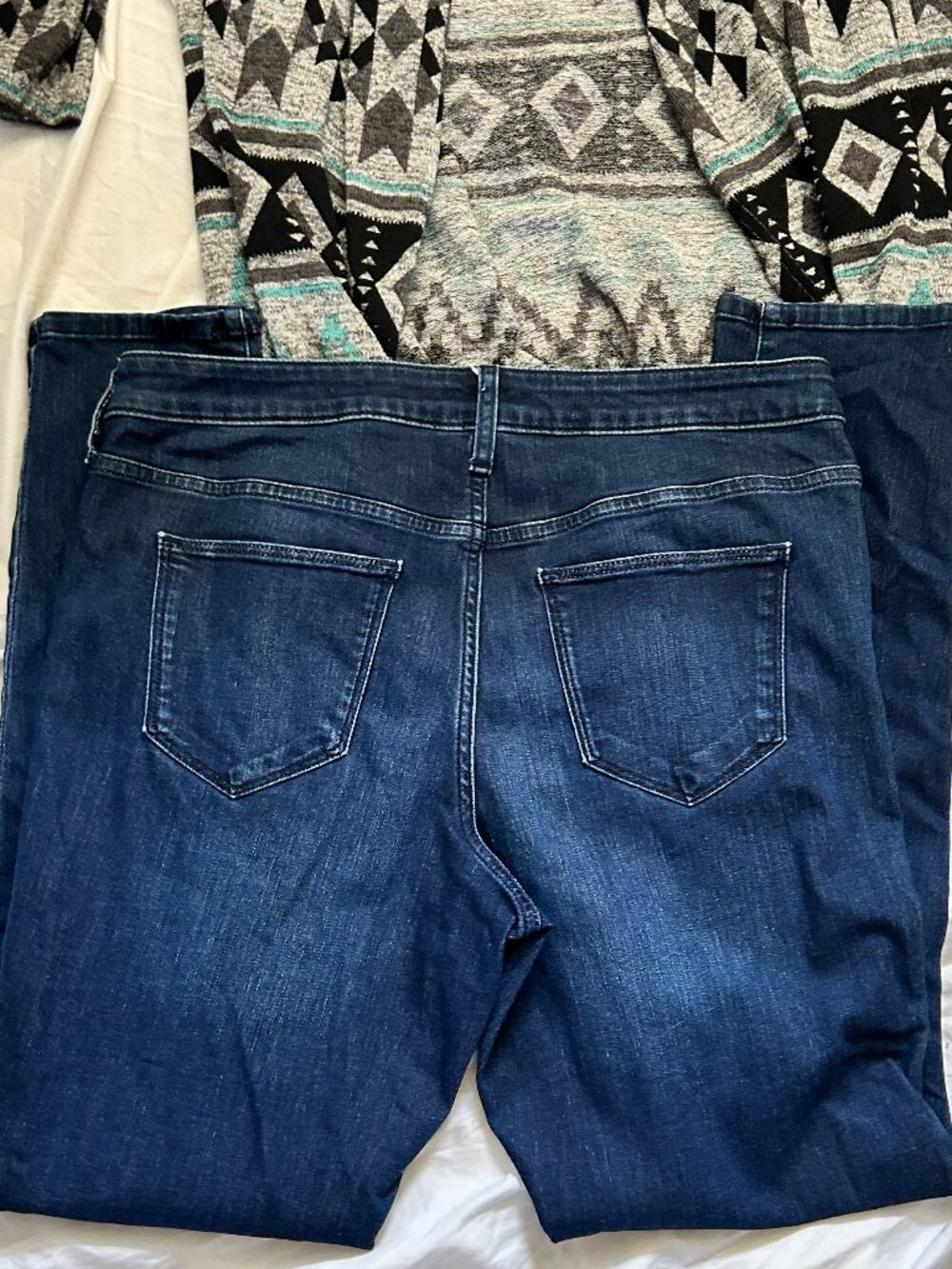 size 14 womens pants jeans blue denim stretch fourteen jean